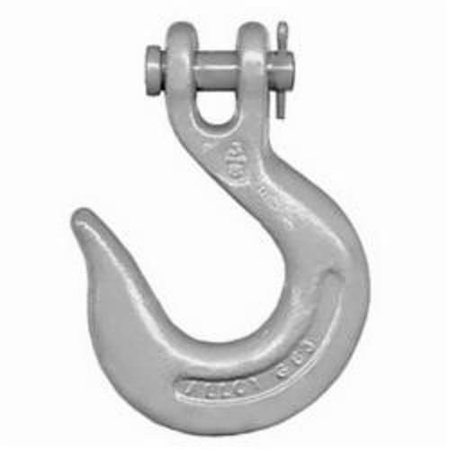 CM Slip Hook, 38 In Trade, 6600 Lb Load, Grade 70, Clevis Attachment, Steel Alloy M6906A